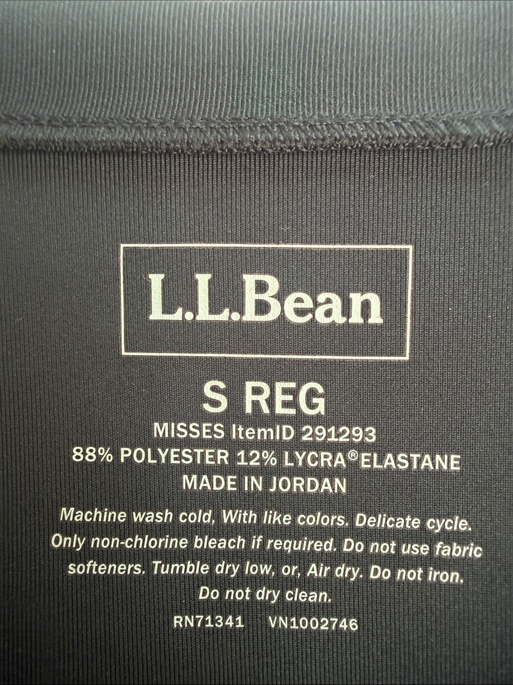L.L. Bean Black V-Neck Midi Dress with Side‎ Pocket Woman’s Size Small - Picture 2 of 3